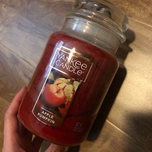 Yankee Large Jar Candle 22oz Apple Pumpkin